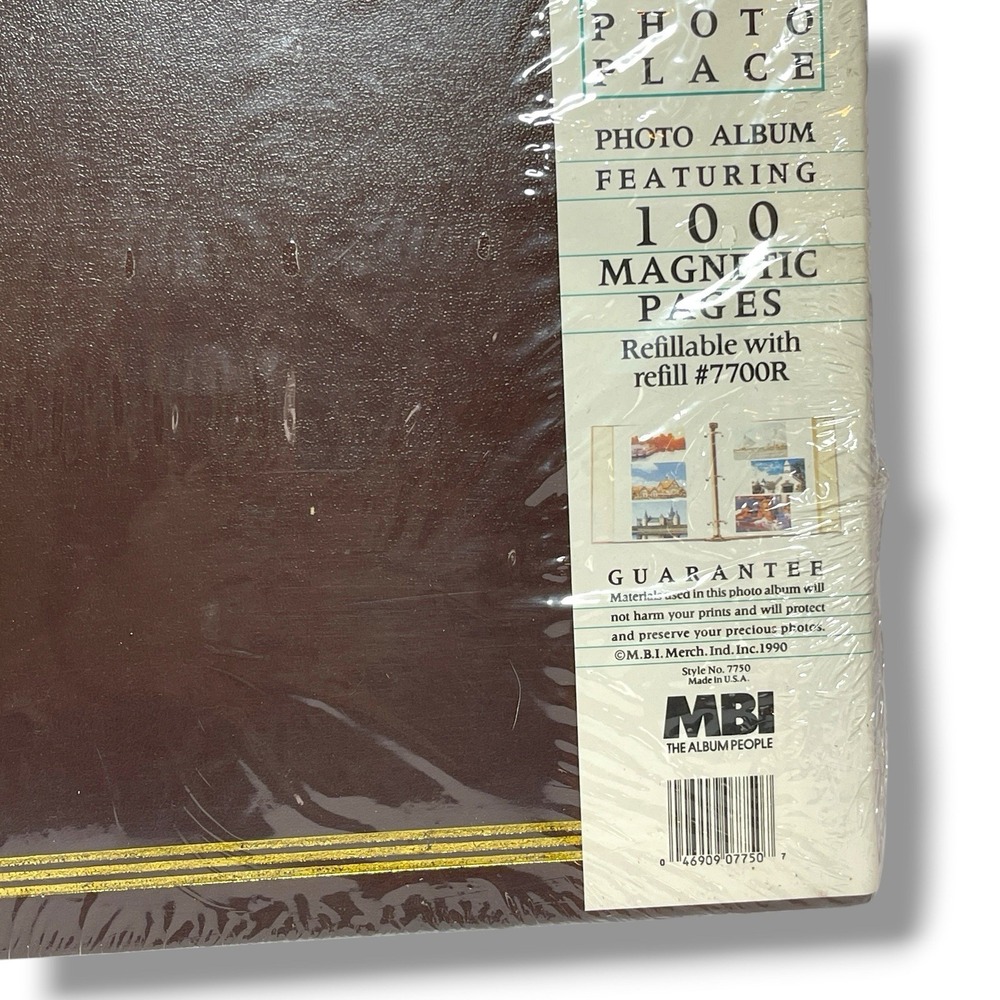 The Library Collection Vintage 100 Page Photo Albums NEW SEALED MBI Brown - Picture 2 of 10